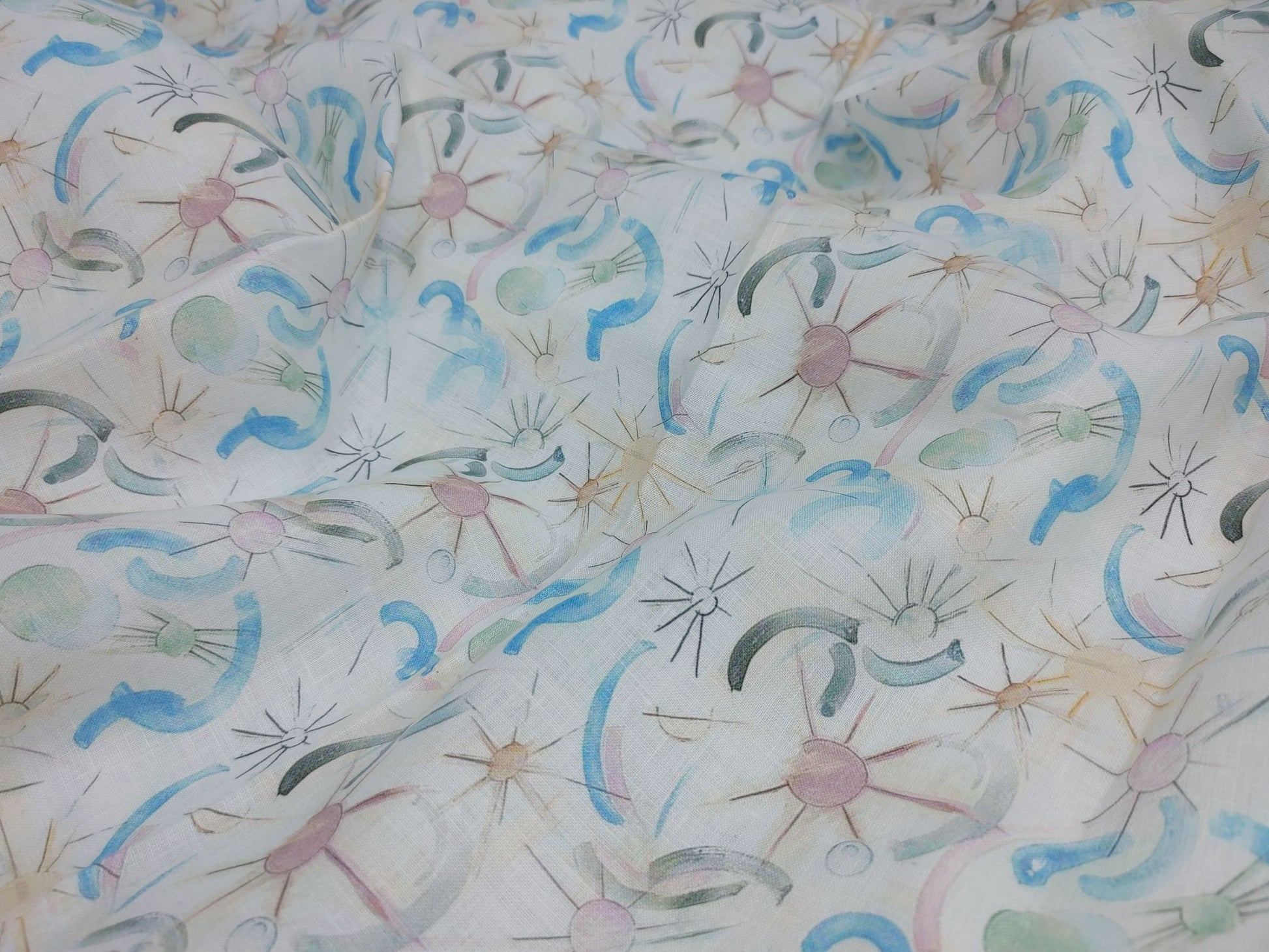 hemp digital printed fabrics