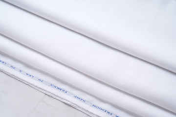 premium white fabric