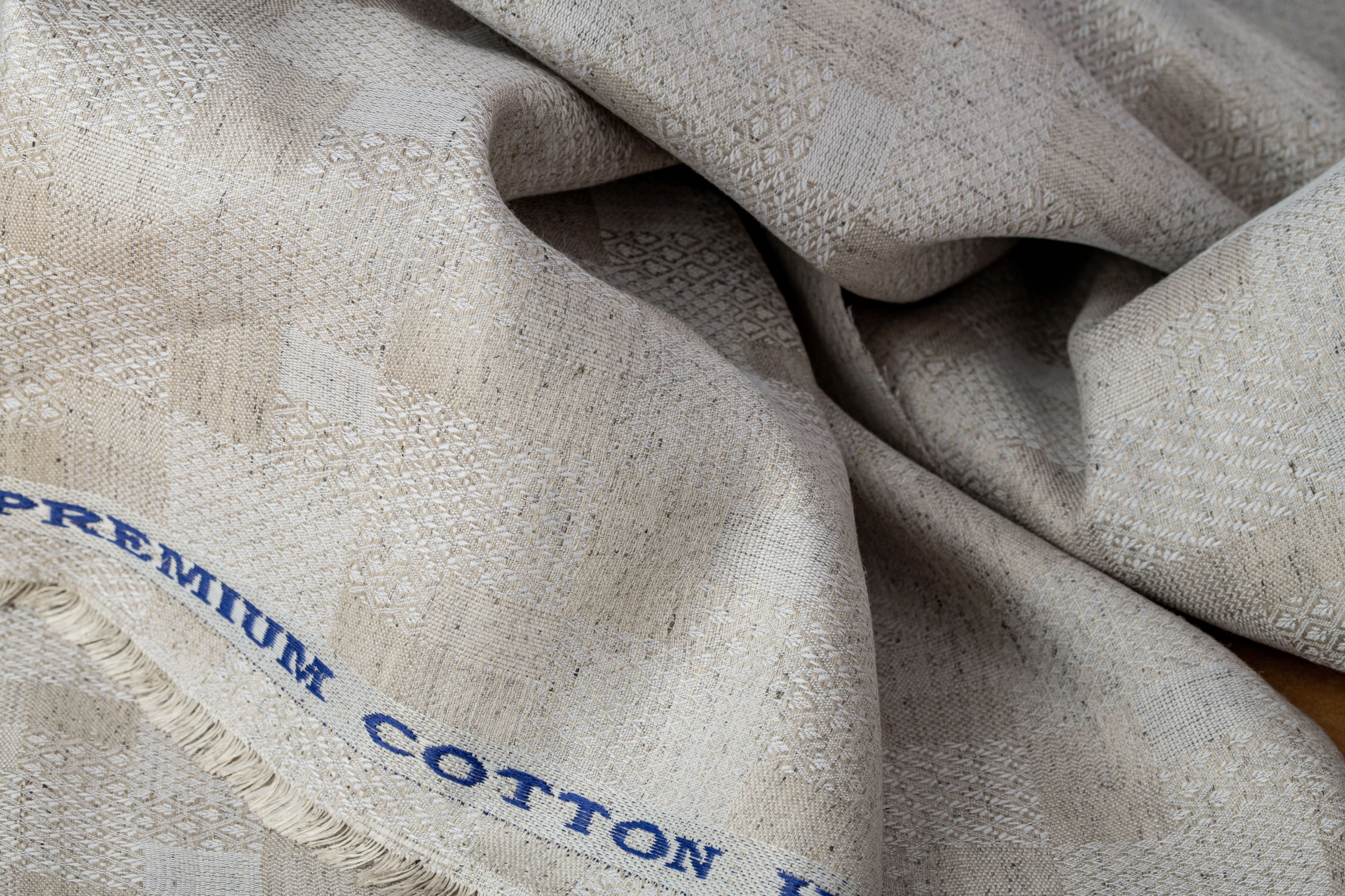 Buy Kender N Tile - Hemp Jacquard Fabric | The Hemp Studio