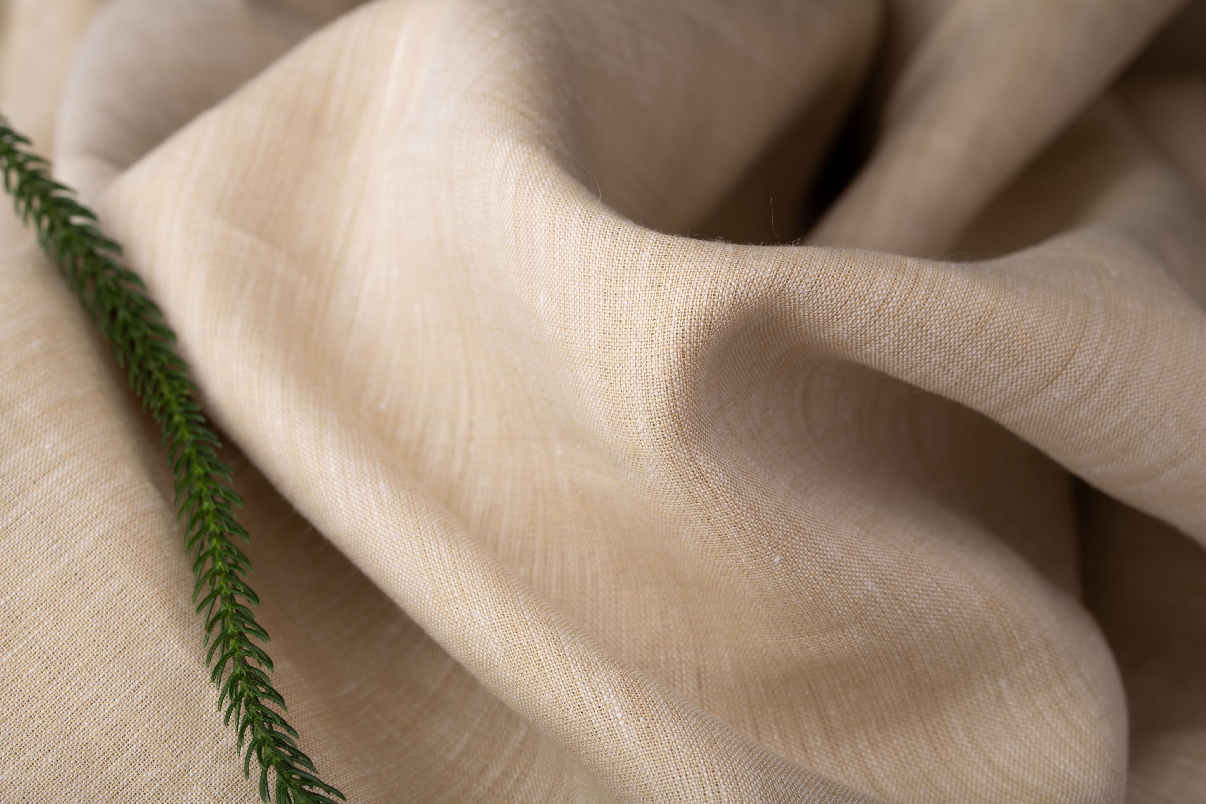 Buy Pango - Maize Yellow | Yarn Dyed Fabric - The Hemp Studio